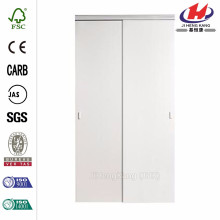 48 in. x 80.50 in. 2010 Series White 1 Lite Composite Universal Grand Sliding Door
